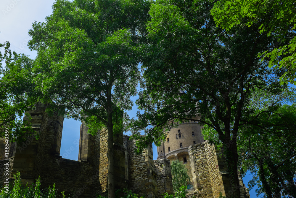 Die Ruine der Kirche St. Sixti in Merseburg in der Nähe von Leipzig