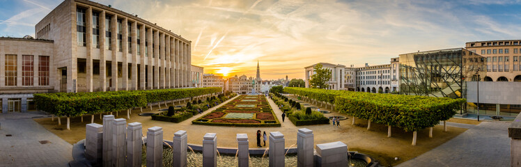 Handdoek met foto Brussel Stadsgezicht van Brussel  © CPN