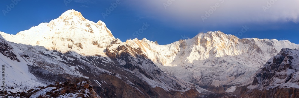 Mount Annapurna from Annapurna south base camp, Nepal