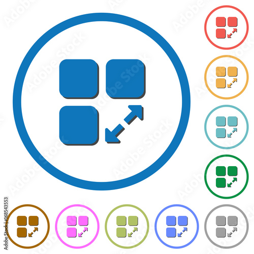 Extend component icons with shadows and outlines