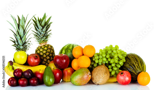 Fresh fruits composition.