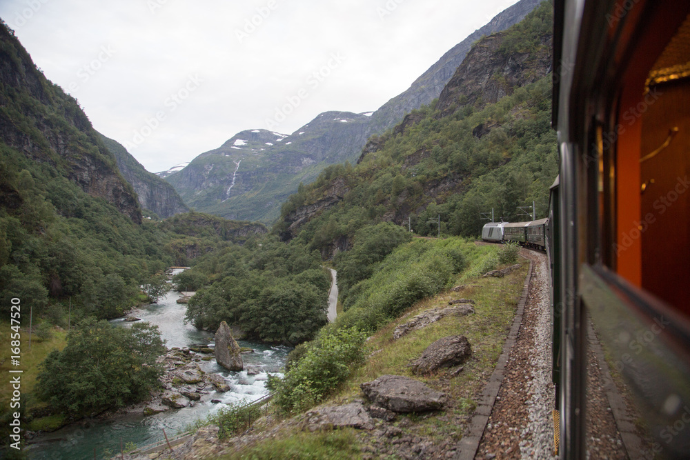 Fototapeta premium The Flam Railway