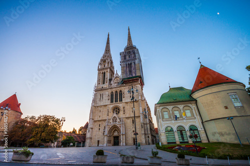 Zagreb, cathedral in Croatia