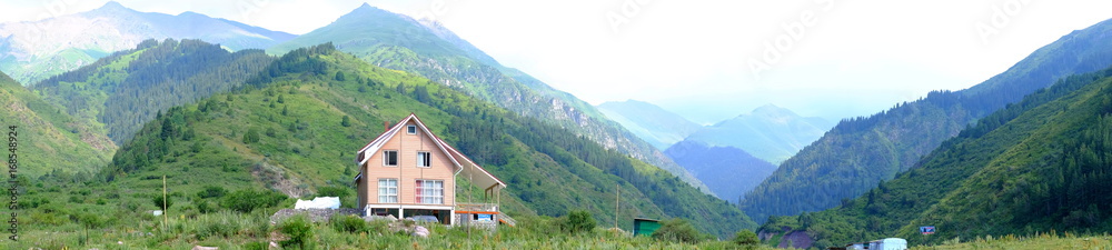 Panorama mountain house