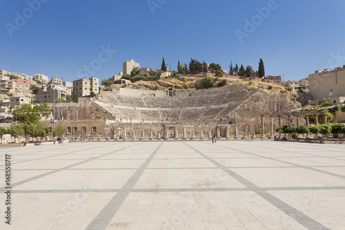 Roman Theater Amman Jordan Middle East 