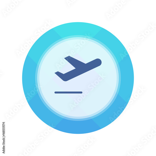 Paper Flat Cirlce Button