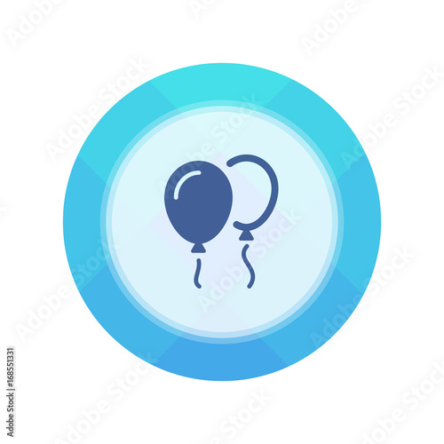 Paper Flat Cirlce Button
