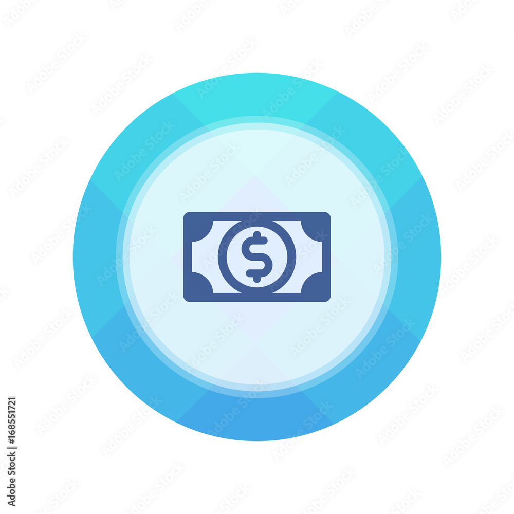 Paper Flat Cirlce Button