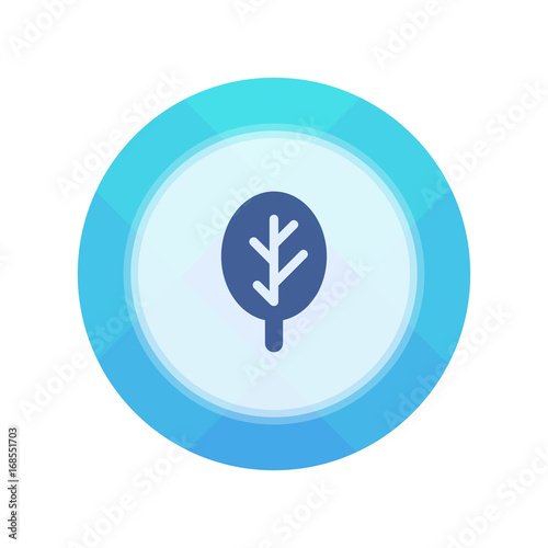Paper Flat Cirlce Button