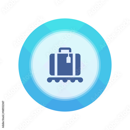 Paper Flat Cirlce Button