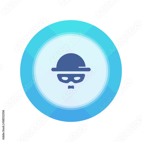 Paper Flat Cirlce Button