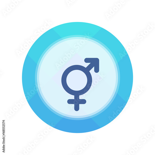 Paper Flat Cirlce Button