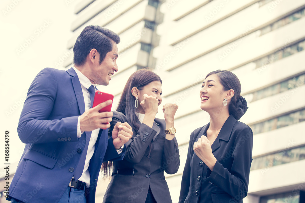 Business people Success for Business together. People talking for business project with Happy Emotion. People with Business Success Concept. vintage tone. Business people Success for Business together. People talking for business project with Happy Emotion. People with Business Success Concept. vintage tone.