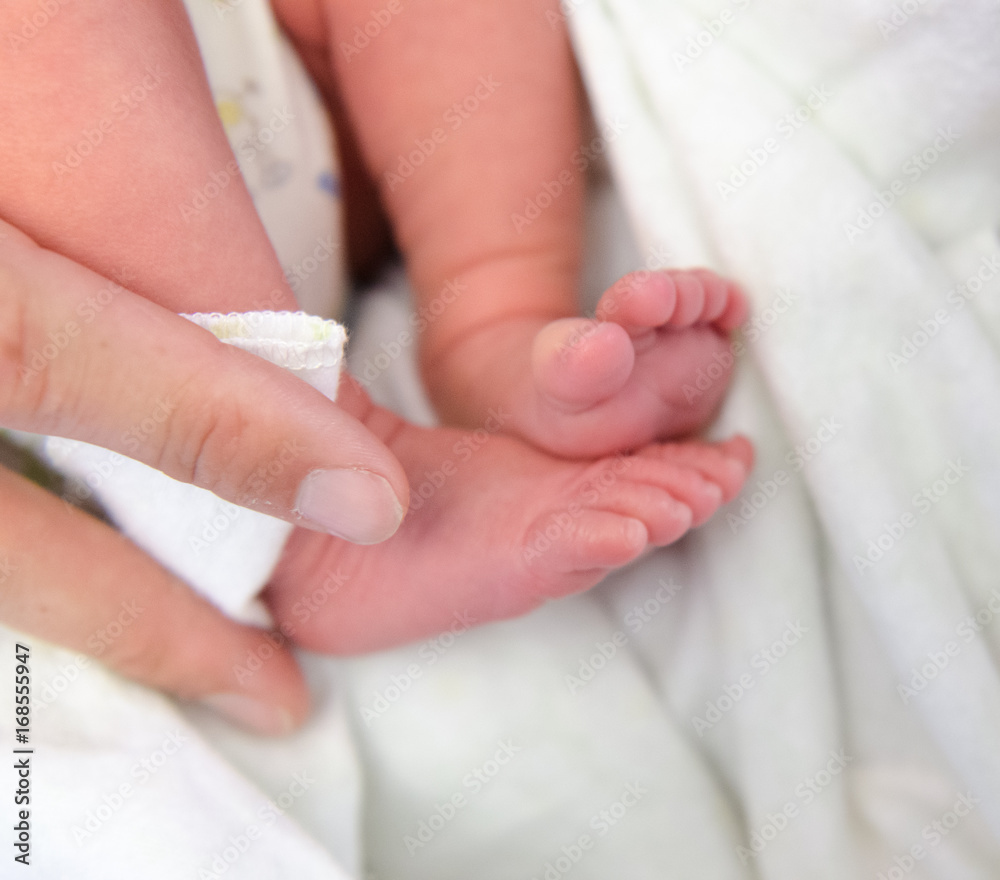 Fototapeta premium Baby feet
