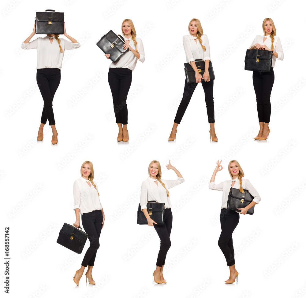 Fototapeta premium Woman businesswoman in business concept