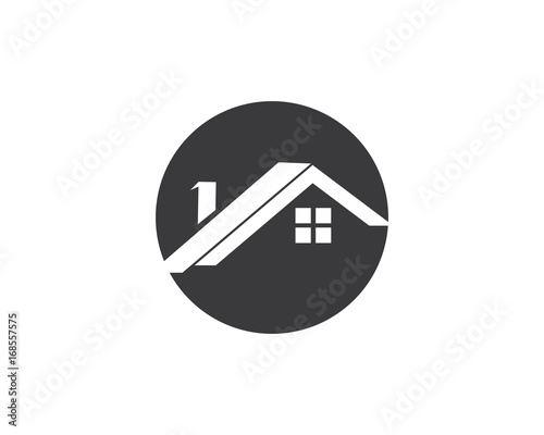 Real Estate , Property and Construction Logo design for business corporate sign . Vector Logo