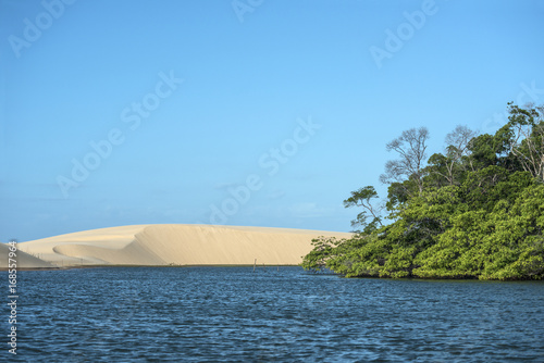 Parnaiba River (Portuguese: Rio Parnaiba), the longest river entirely located within Brazil's Northeast Region photo