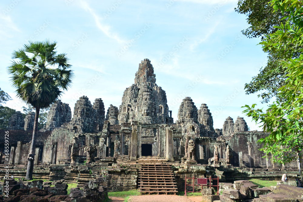 Bayon temple in Cambodia