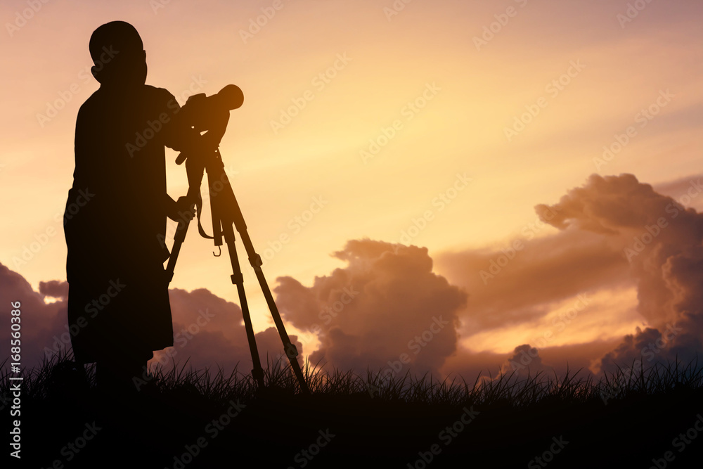 The child has a dream to become a photographer. The child has a dream to become a photographer.