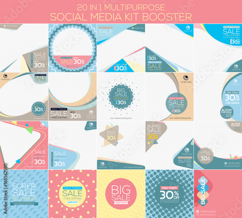 Multipurpose social media kit booster