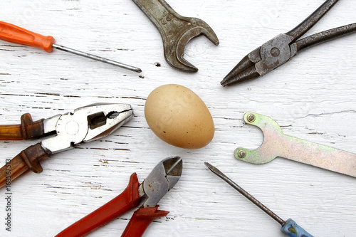 saying if it ain't broke, don't fix it metaphor with whole egg