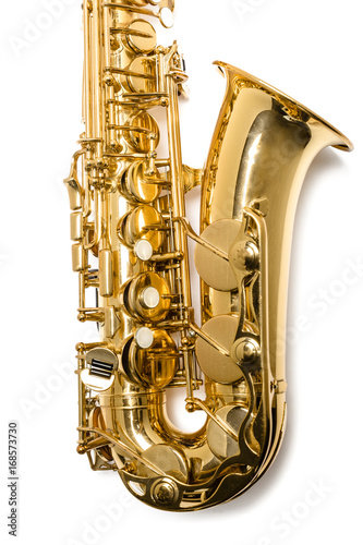 Saxophone Jazz instrument isolated