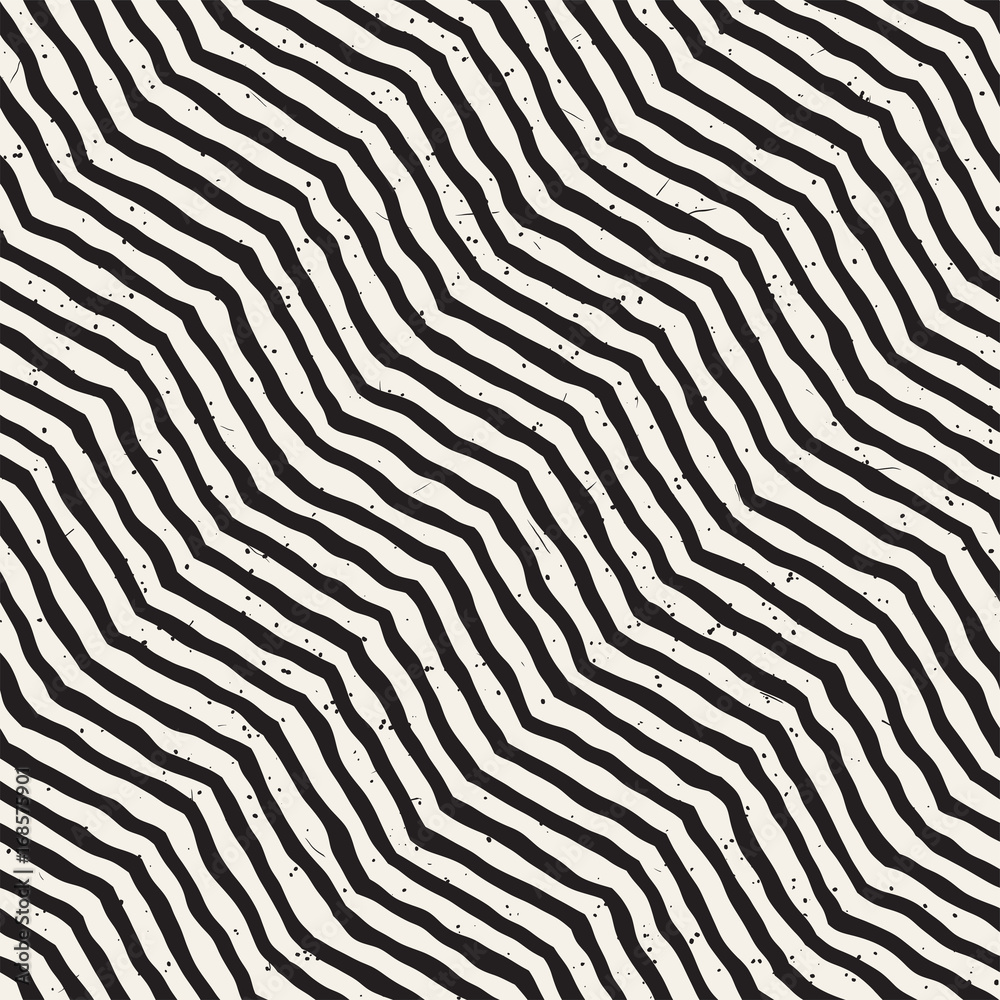 Hand drawn style seamless pattern. Abstract geometric tiling background in black and white. Vector doodle line lattice Hand drawn style seamless pattern. Abstract geometric tiling background in black and white. Vector doodle line lattice