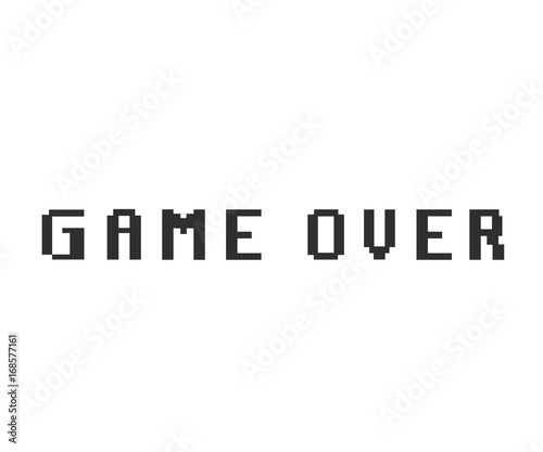 Game over pixel icon