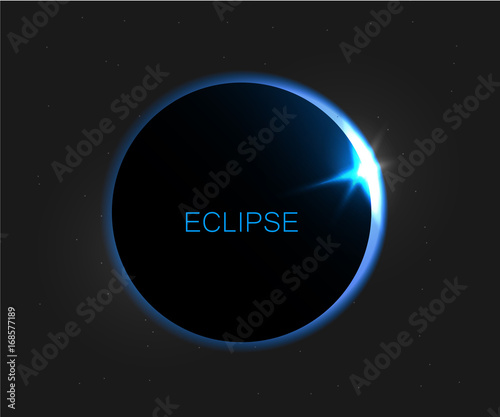 Eclipse of the sun vector