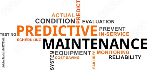word cloud - predictive maintenance