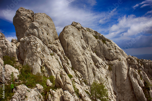 Tulove grede landscape - part of Velebit mountain in Croatia