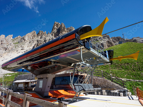 Sessellift Dantercepies Dolomiten photo