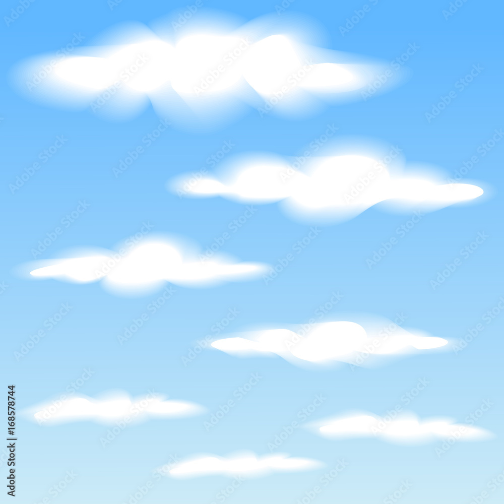Background with clouds