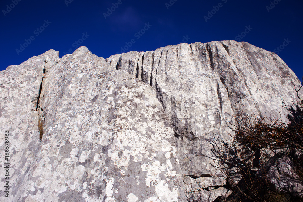 Mali Rajinac - highest peak of Northern Velebit national park in Croatia