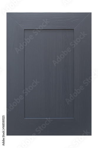Kitchen, furniture facade, front view. The facade of the kitchen isolated on white background.