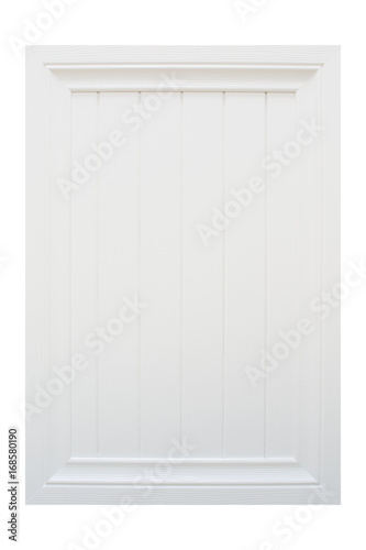 Kitchen  furniture facade  front view. The facade of the kitchen isolated on white background.