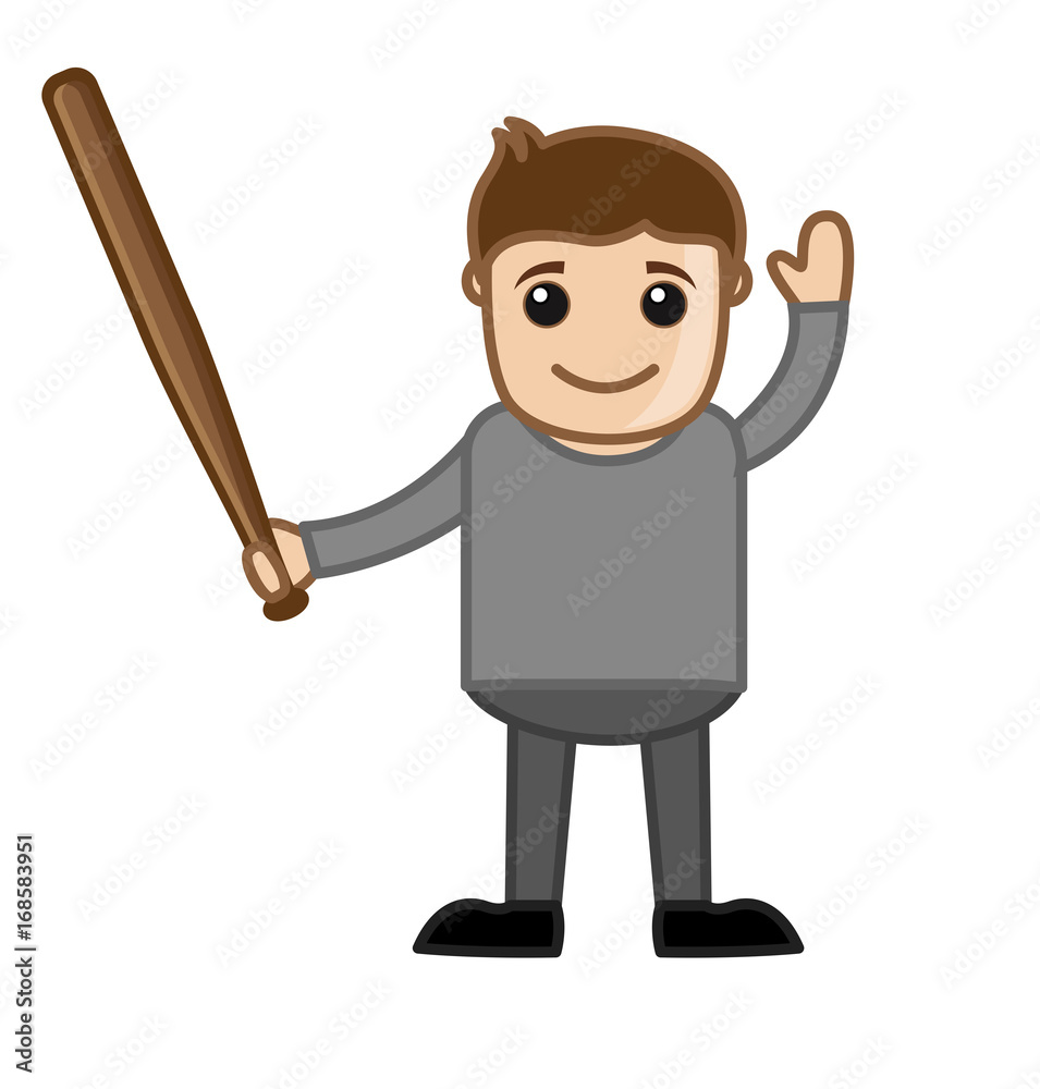 Man Holding Baseball Bat Man Holding Baseball Bat