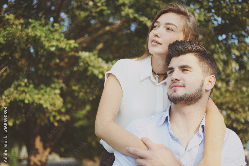 Fototapeta premium couple in love