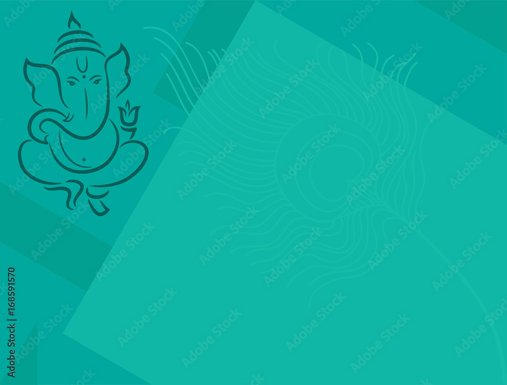 Obraz premium Ganesha The Lord Of Wisdom