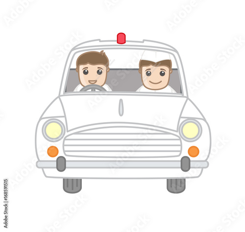 Cartoon Political Characters - Politician Concept