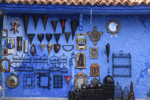 Chefchaouen, the blue city in the Morocco. © johnnychaos