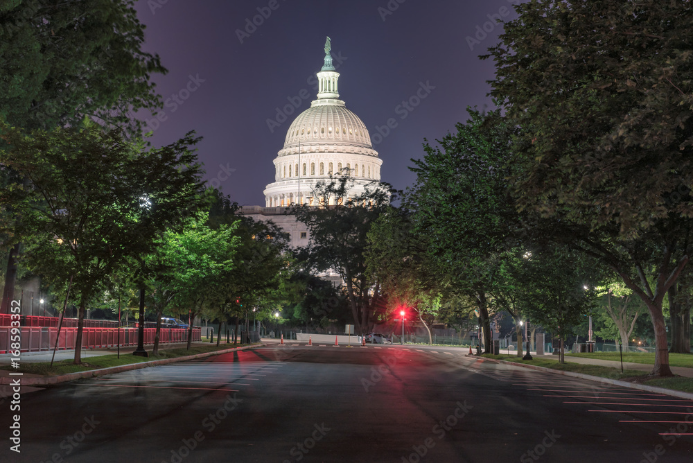 Capitol Building from New Jersey Ave, Washington DC. Stock Photo | Adobe  Stock