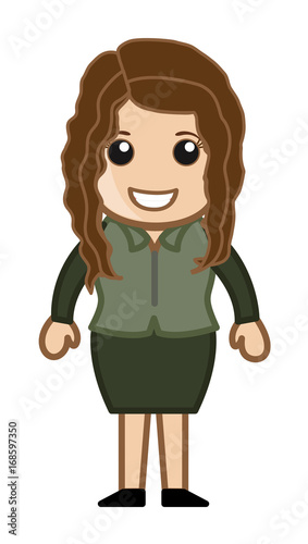 Cute Pretty Girl Smiling