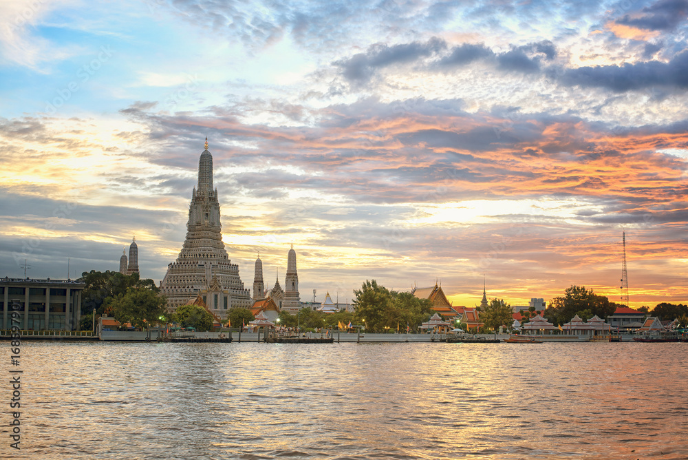 Wat Arun -the Temple of Dawn in Bangkok, Thailand
