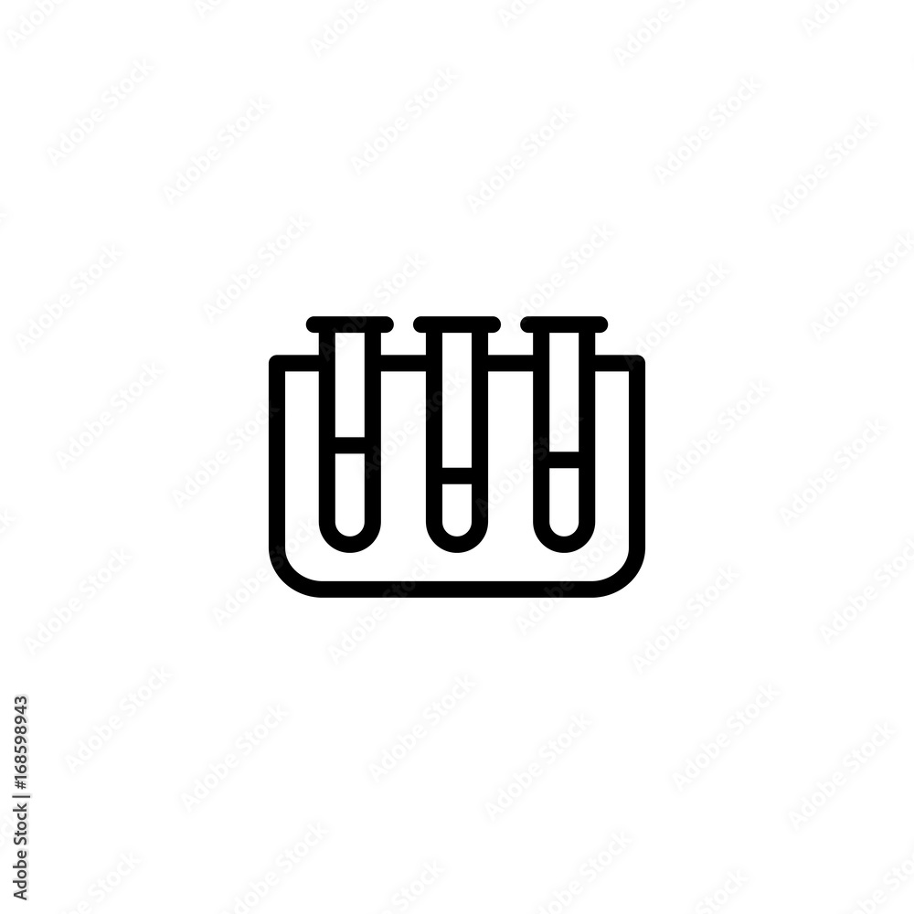 vial laboratory analysis line black icon vial laboratory analysis line black icon