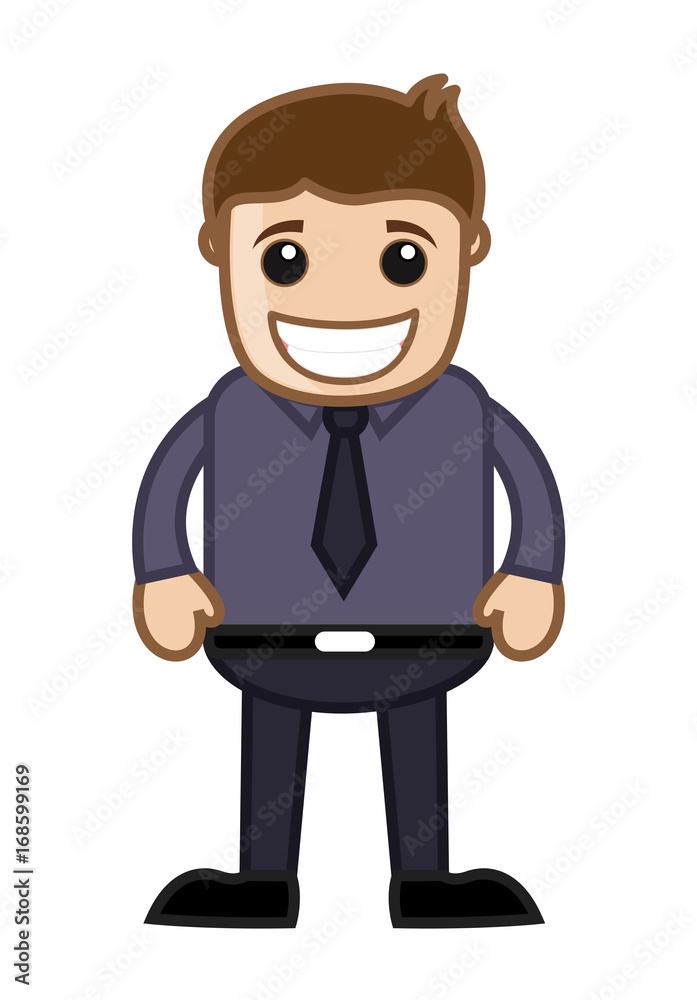 Over Excitement Laughing Businessman Over Excitement Laughing Businessman