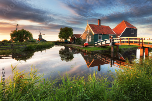 Photography Netherlands Windmill, Zaanse schans - Zaandam, near Amsterdam