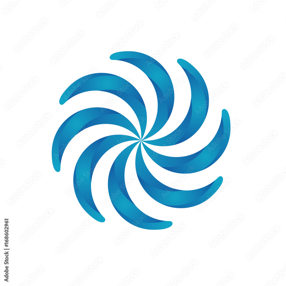 Blue flower isolated on white background Blue flower isolated on white background