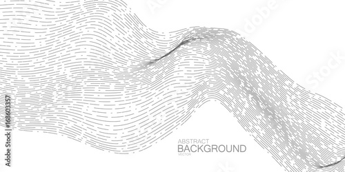 3D abstract digital stream