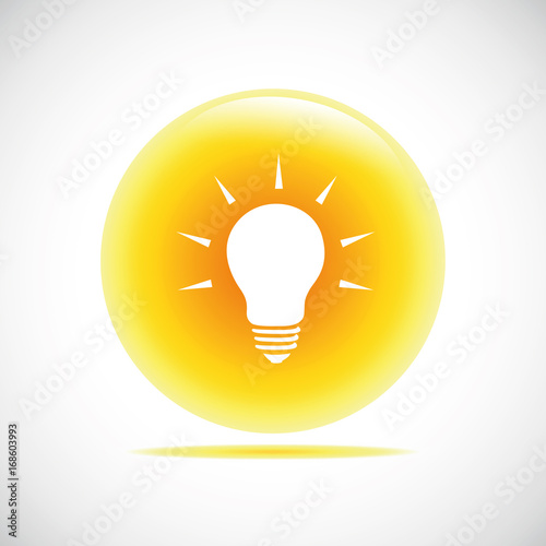 glühlampe icon gelb